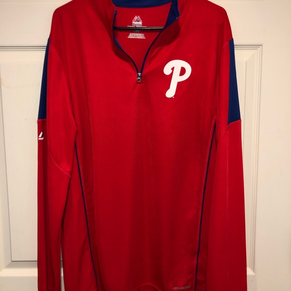 magestic Other - Phillies quarter zip